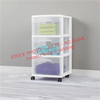 Sterilite Med 3-drawer carts/ casters (bidx2)