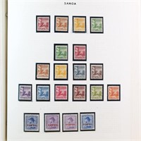Samoa Stamps Mint hinged very fresh collection in