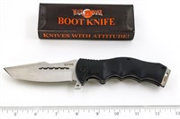 Wild Boar Boot Knife w/ Clip