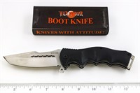 Wild Boar Boot Knife w/ Clip