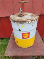 5 Gallon Shell Grease Can