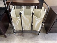 3-Compartment Laundry Basket