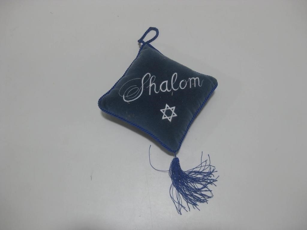 6"x 6"x 2" Shalom Pillow See Info