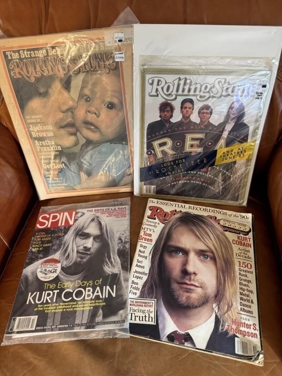 Vintage Rolling Stone & SPIN