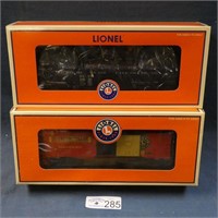 (2) Lionel - Box Car & Hand Car