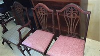 3 Matching Dining Room Chairs