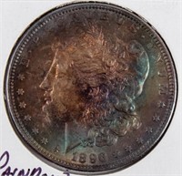 Coin 1896  Morgan Silver Dollar  Almost Unc.
