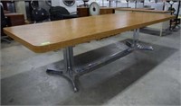 LARGE WOOD CONFERENCE TABLE