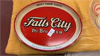 Falls City Beer Metal Tray