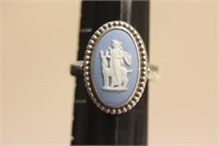 English Sterling Wedgwood Ring