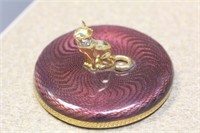 Very Rare Faberge Enamel Lid