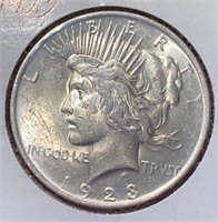 1923 Peace Silver Dollar