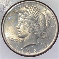 1923 Peace Silver Dollar