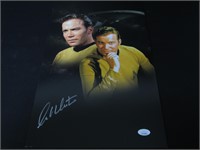 WILLIAM SHATNER SIGNED 11X17 PHOTO JSA COA