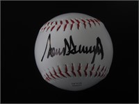 Donald Trump Signed Baseball Direct COA