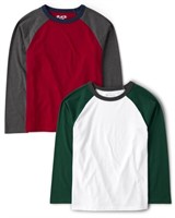 The Children's Place Boys' 2 Pack Long Sleeve Fash