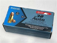 50 Rounds 32 Auto Ammo - 71gr FMJ