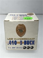25 Rounds 410 Ammo - 000 Buck Law Enforcement 2.5