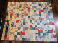 Patchwork Quilt 74" X 90"