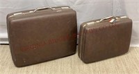 Vintage American Tourister Train Case Luggage Set