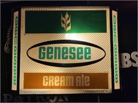 Genesee cream ale light-up sign