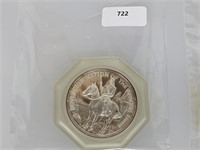 1971 25.5G .999 Silver Apache Tribe Round