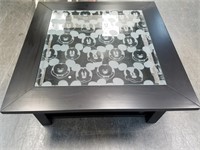 GLASS TOP MICKEY MOUSE COFFEE TABLE