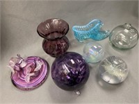 Art Glass with Fishing Floats