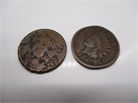 1897 Indian Head Penny & 1 More