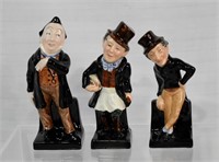 3 pcs Royal Doulton Miniature Dickens Series