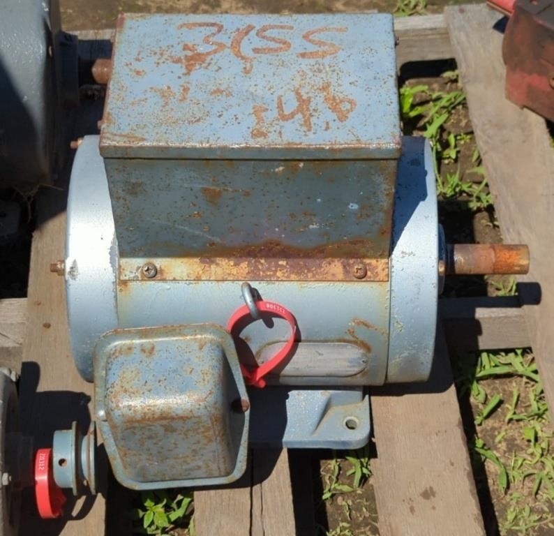 General Electric Induction 3 HP Motor