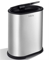 B6248 Trash Can with Press Top Lid, 2.1 Gallon