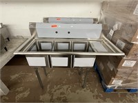 KoolMore 3-Bay Sink