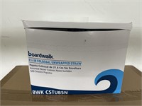 (4000)New Boardwalk 8.5" Colossal Unwrapped Straws
