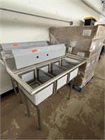 KoolMore 3-Bay Sink