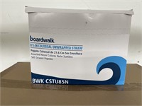 (4000)New Boardwalk 8.5" Colossal Unwrapped Straws