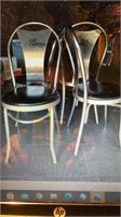 Metal chairs - set of 4