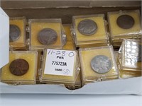 Mixed individually packaged wheat cents, buffalo n