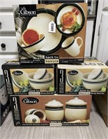 NEW 2 Mixing Bowl Sets 3 Pc Canister 16 pc for 4