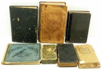 9 Antique and Foreign Language Books