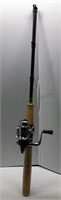 Butane lighter replicating fishing pole with