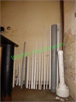 Assorted PVC Pipe and Fittings in Group