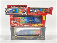 (4) NEW Die Cast Model Semi Trucks