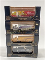 (4) NEW Racing Champions Die Cast Semi Trucks