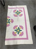 Floral Print Quilt