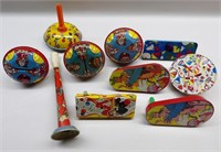 Tin Toy Noise Makers