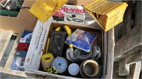 Box with Drill Bits Driving Lights Filters &