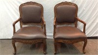 Beautiful Matching French Provincial Armchairs