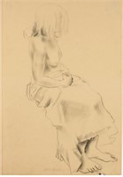 Louis Ribak Study Sketch of a Woman, 1927