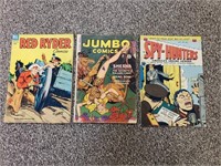 (3) 1950s Comic Books